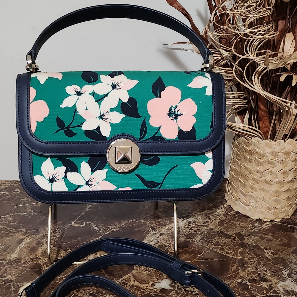 Kate Spade Floral 2way Crossbody With Dustbag Euc